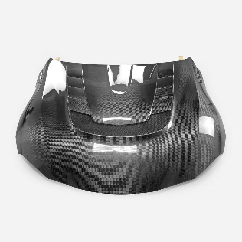 JDMuscle Tanso Carbon Fiber Hood VS Style  - 2020+ Toyota Supra GR A90/A91