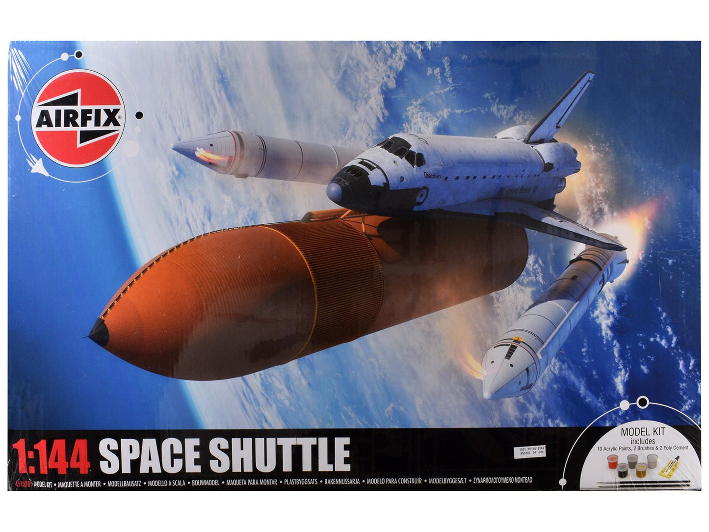Level 3 Model Kit NASA Discovery Space Shuttle Gift Set 1/144 Plastic Model Kit by Airfix  free shipping USA