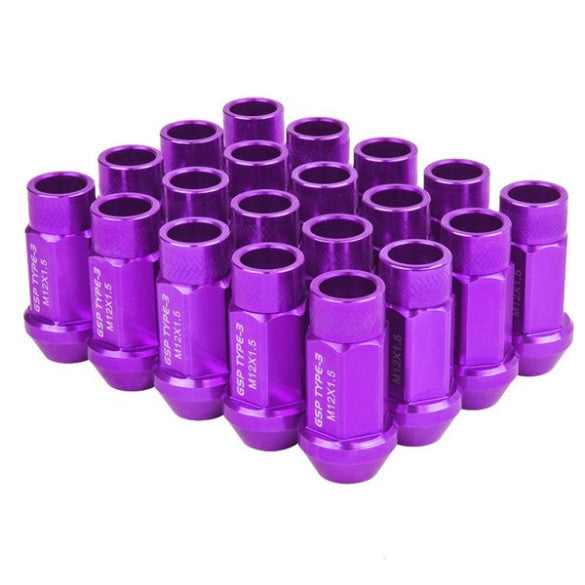 Godspeed Type 3 50mm Lug Nuts 20 pcs. Set M12x1.5