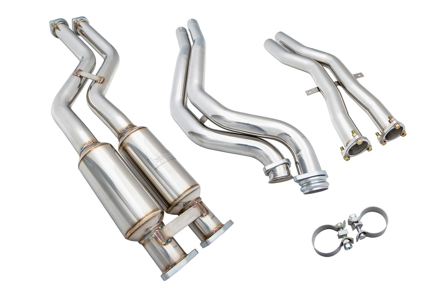 Megan Racing Mid Pipe for BMW E46 M3 2001-2006 - T-304 Stainless Steel MIDPIPE-BE46M3