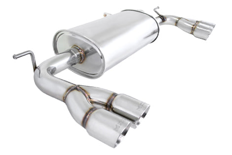Megan Racing Axle-Back Exhaust for 2010-2012 Genesis Coupe 4/6 Cyl 2.5" Inlet Quad 3"