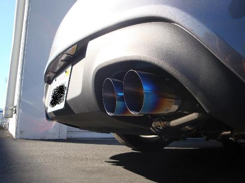 Megan Racing Axle-Back Exhaust for 2010-2012 Genesis Coupe 4/6 Cyl 2.5" Inlet Quad 3"
