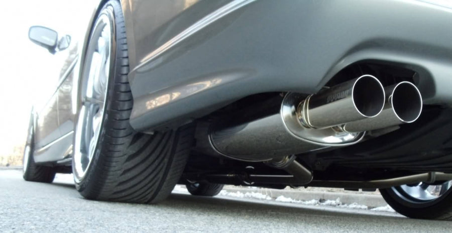 Megan Racing Axle-Back Exhaust for 2006-2010 Infiniti M35/M45 Dual 2.5" Tips Stainless Steel MR-ABE-IM05