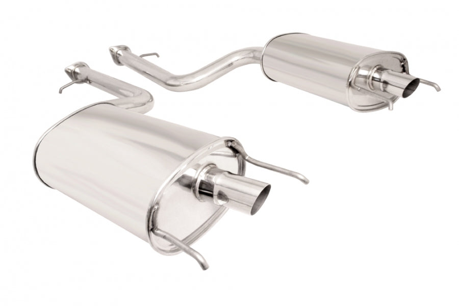 Megan Racing Axle Back Exhaust for Lexus LS460 2007-2012 - 2.5" OD Tubing, 1-Year Warranty MR-ABE-LL06-OE