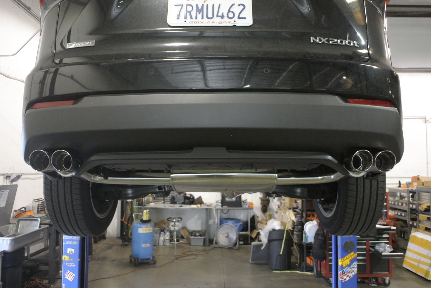 Megan Racing Exhaust System Axle Back for Lexus NX200T 2015-2020 Stainless Rolled Tips MR-ABE-LN15