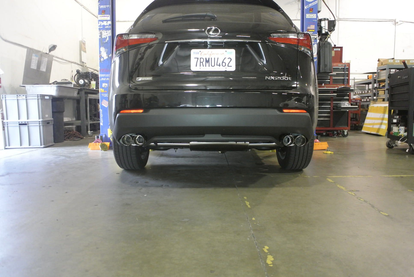 Megan Racing Exhaust System Axle Back for Lexus NX200T 2015-2020 Stainless Rolled Tips MR-ABE-LN15