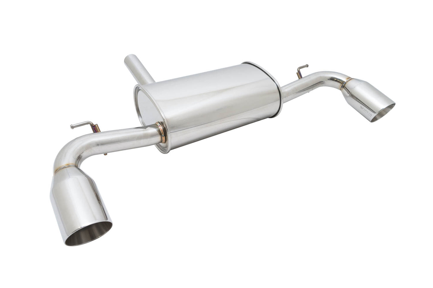 Megan Racing - Axle Back Exhaust for 2011-2016 Mini Cooper Countryman R60 Stainless Rolled Tips