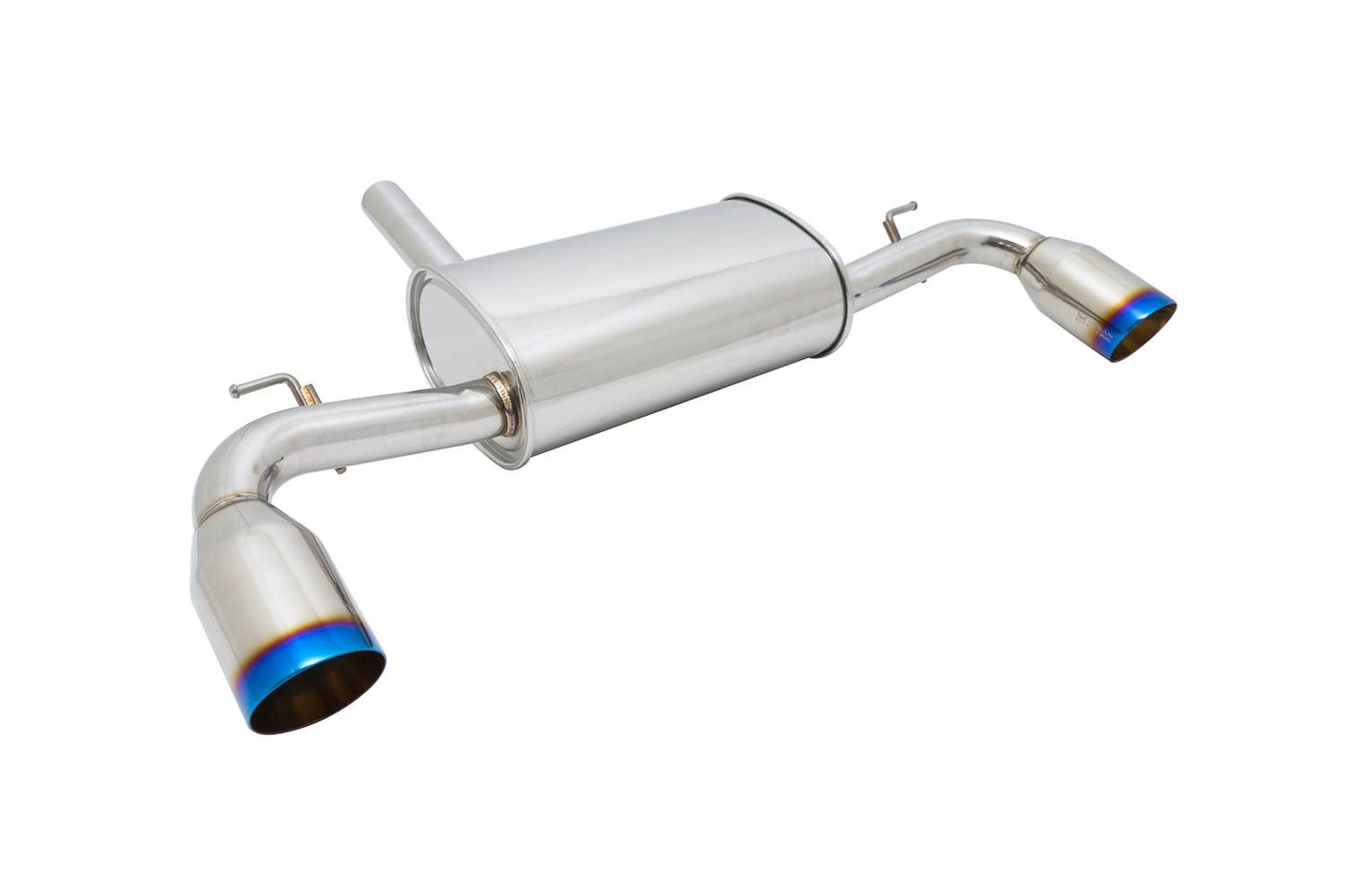 Megan Racing - Axle Back Exhaust for 2011-2016 Mini Cooper Countryman R60 Stainless Rolled Tips