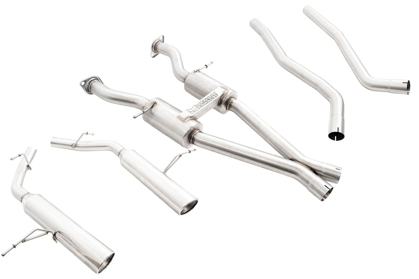Megan Racing Cat Back Exhaust System for 2014 to 2023 Dodge Durango AWD RWD V6 V8 Dual Bumper Opening - MR-CBS-DDU14V6