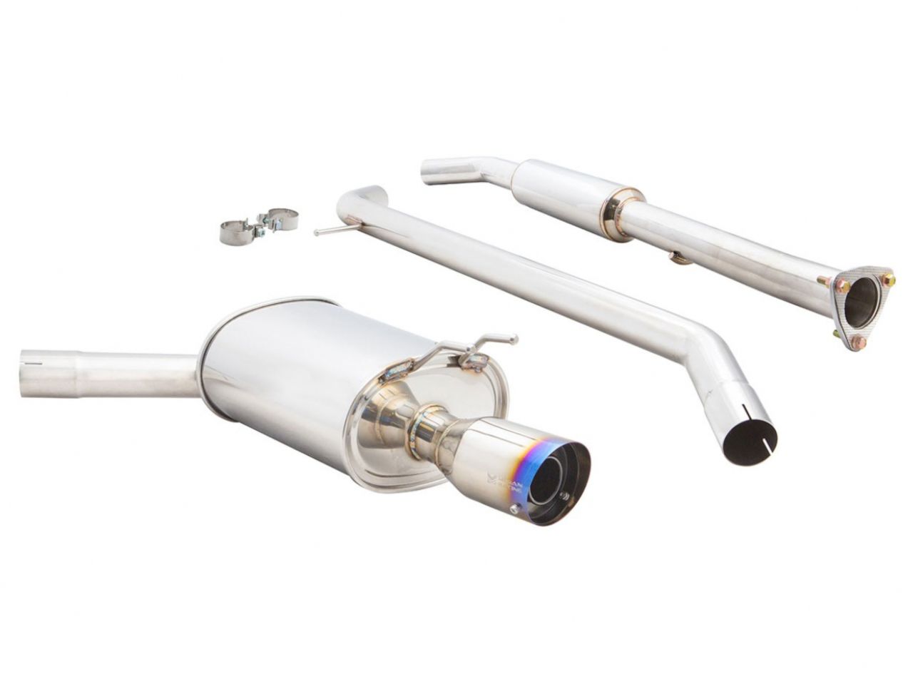 Megan Racing Cat-Back Exhaust for Honda Accord 2013+ 4CYL Coupe - Stainless Steel OEM Style