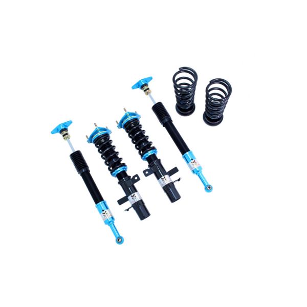 Megan Racing Coilover Damper Kit for Ford Focus 2012+ (Sedan/Hatchback) - 32-way Adjust, Camber Adjustable Pillowball