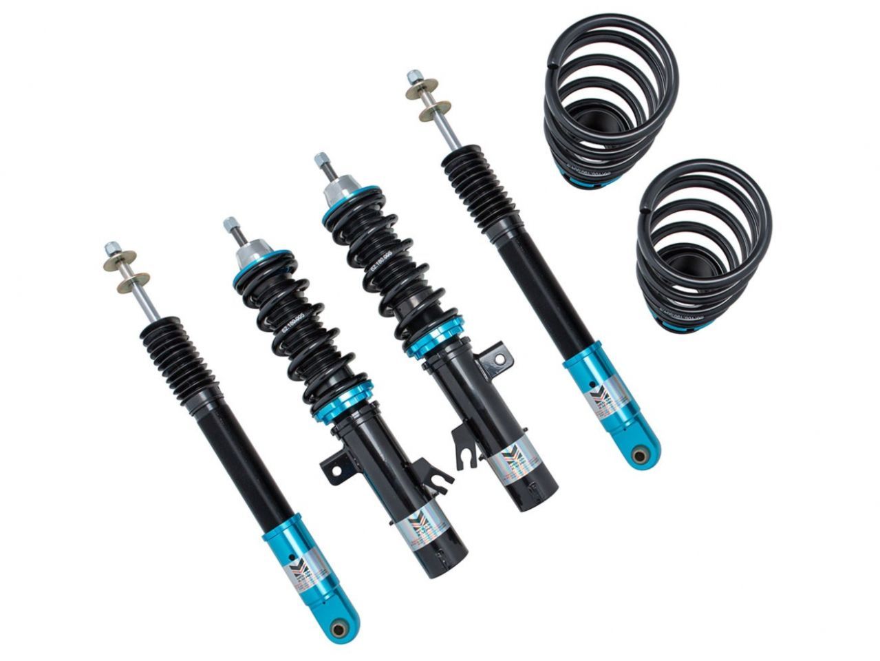 Megan Racing Coilover Damper Kit for Nissan Versa Sedan 2013-2019 N17 Spring Rates F:5kg/mm R:4.5kg/m MR-CDK-NV13-EZ