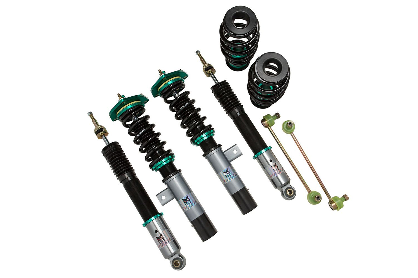 Megan Racing Coilover Damper Kit for 2009-2016 VW CC Sedan FWD - Full Length Adjustable 32-way Compression & Rebound MR-CDK-VC09-EU