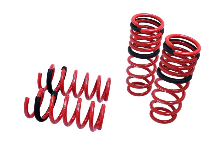 Megan Racing Lowering Springs for BMW M5 F10 2013-2017 SAE 9254 Cold Wound Steel Direct Replacement of OE Components Front Drop 19mm Rear Drop 9mm