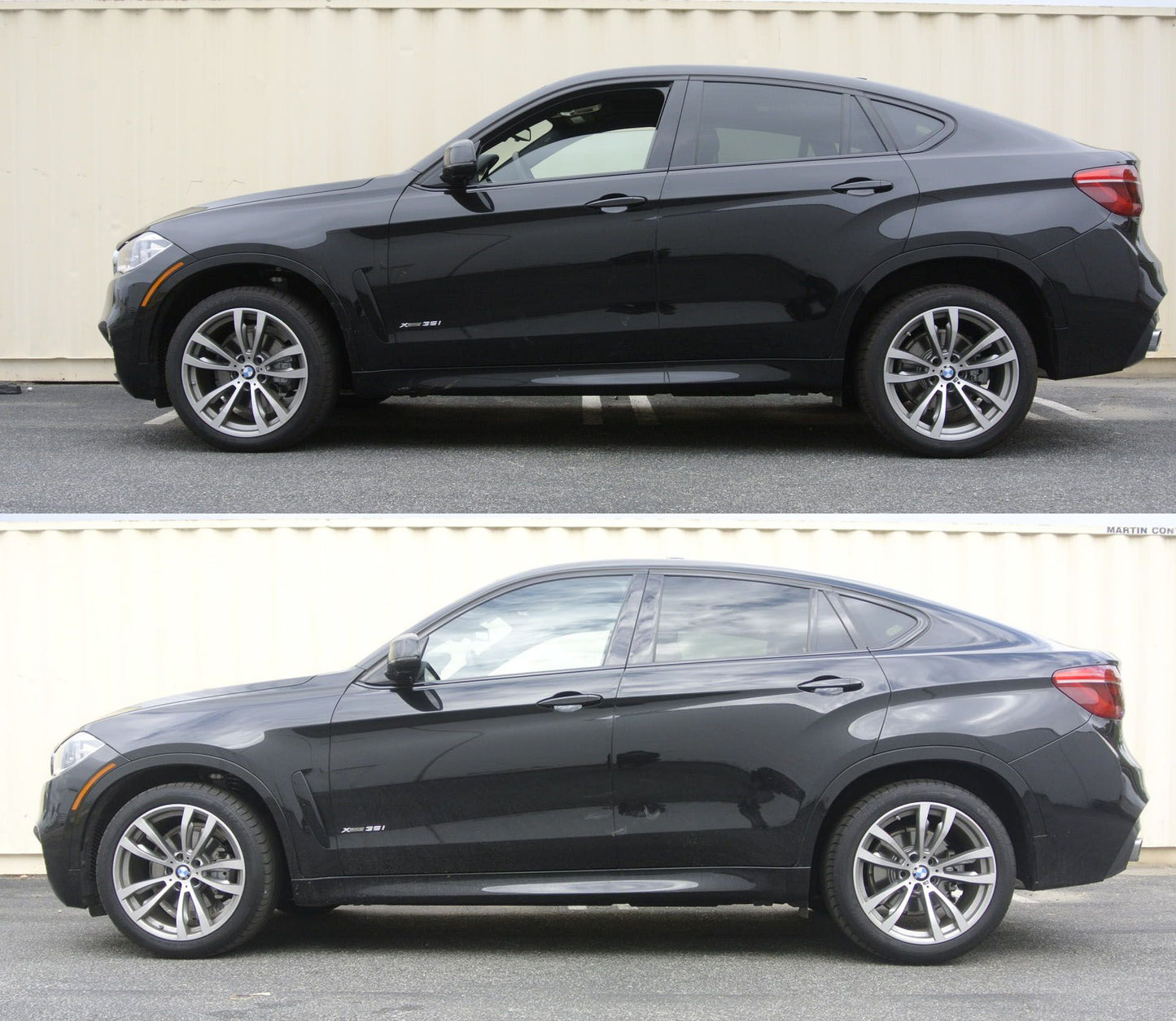 Megan Racing Lowering Springs Set for 2015 to 2019 BMW X6 & 2013 to 2018 BMW X5 SAE 9254 Cold Wound Steel Phosphate Powder Coated - MR-LS-BF16