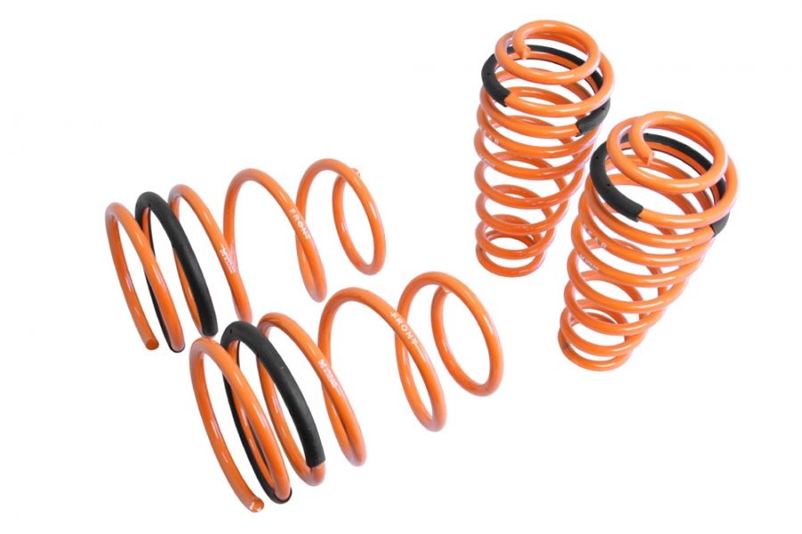 Megan Racing Lowering Springs for Ford Mustang 2005-2014 SAE 9254 Cold Wound Steel Front Drop 34.9mm Rear Drop 50.8mm - MR-LS-FM05