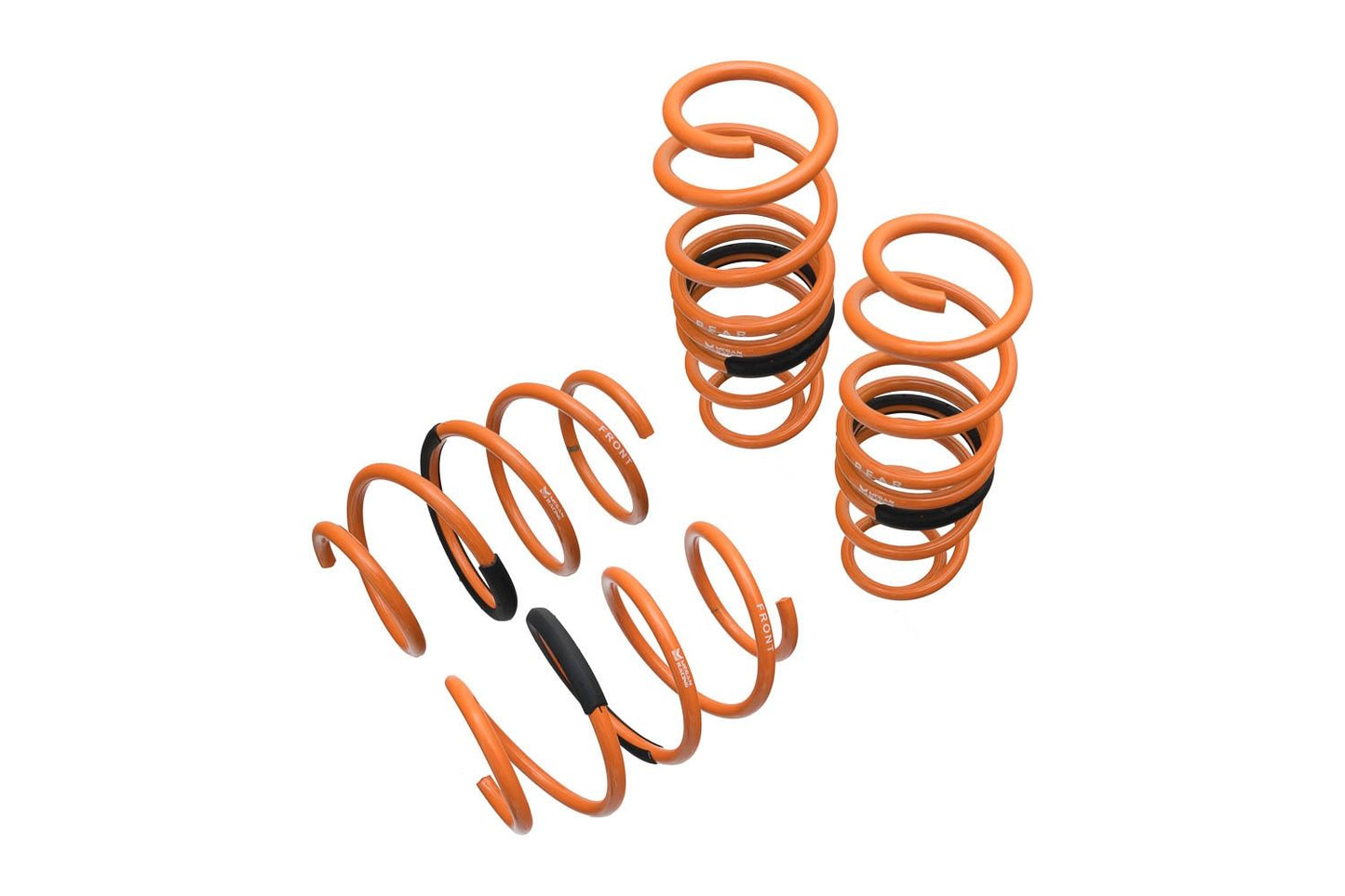 Megan Racing Lowering Springs Front & Rear for Honda Civic 2016-2021 SAE 9254 Cold Wound Steel Powder-Coated - MR-LS-HC16