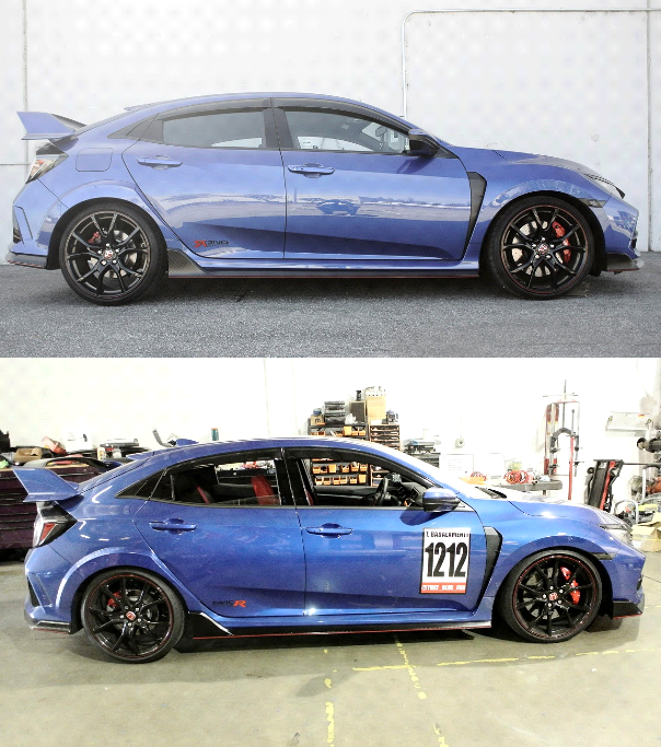 Megan Racing Lowering Springs for Honda Civic Type R 2017-2021 (20mm Front, 19mm Rear) - MR-LS-HC17R