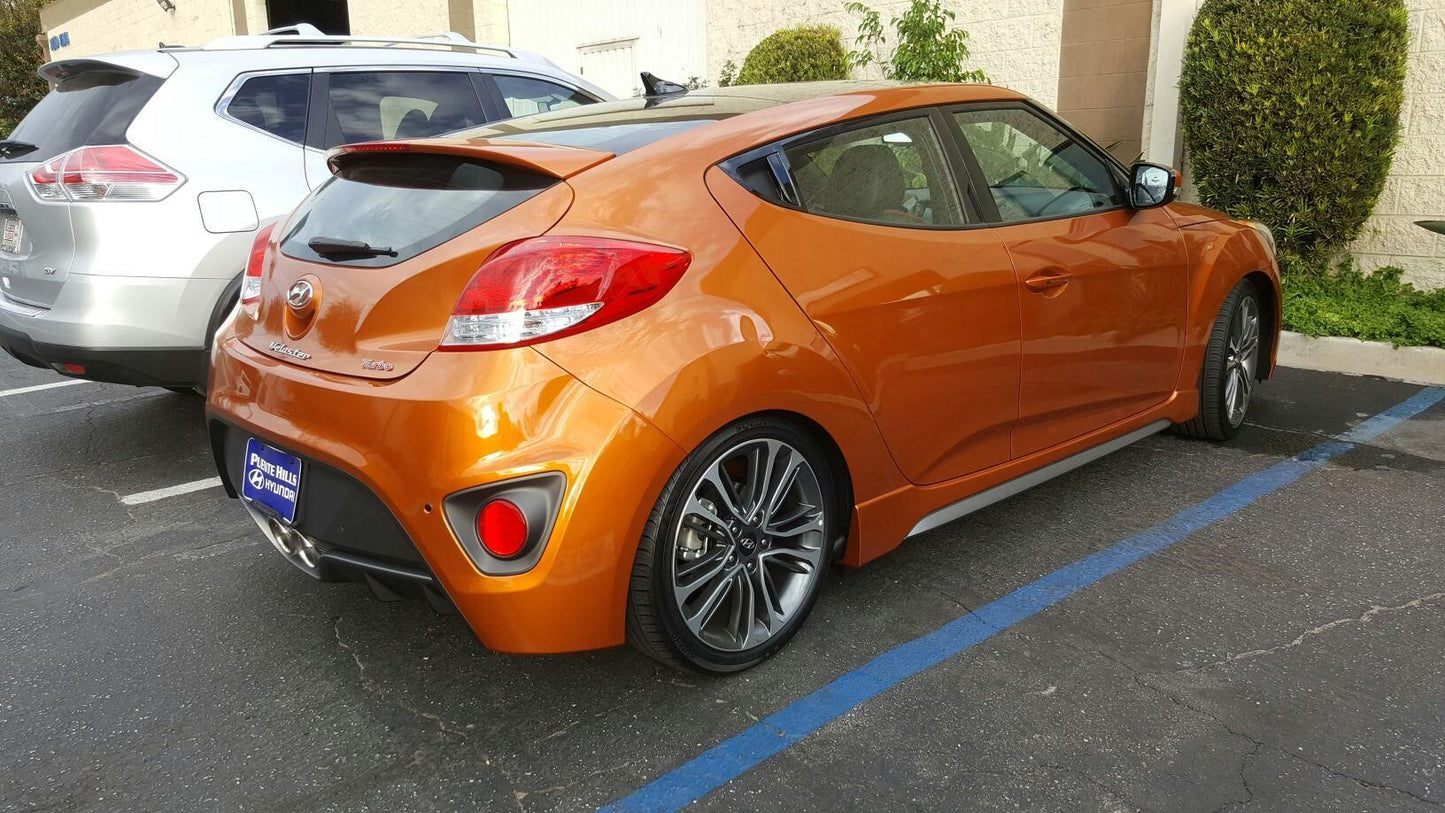 Megan Racing Lowering Springs Front/Rear for 2011-2016 Hyundai Veloster Turbo SAE 9254 Cold Wound Powder-Coated - MR-LS-HYV11T