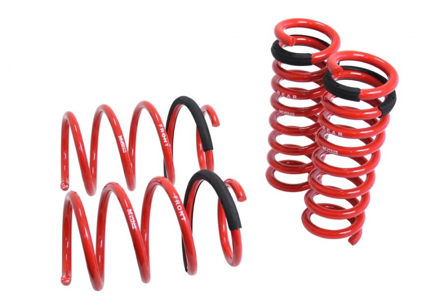 Megan Racing Lowering Springs for Mercedes Benz W204 C-Class 2008-2014 - Front Drop 40.64mm / 1.6in, Rear Drop 38.1mm / 1.5in MR-LS-MBW204