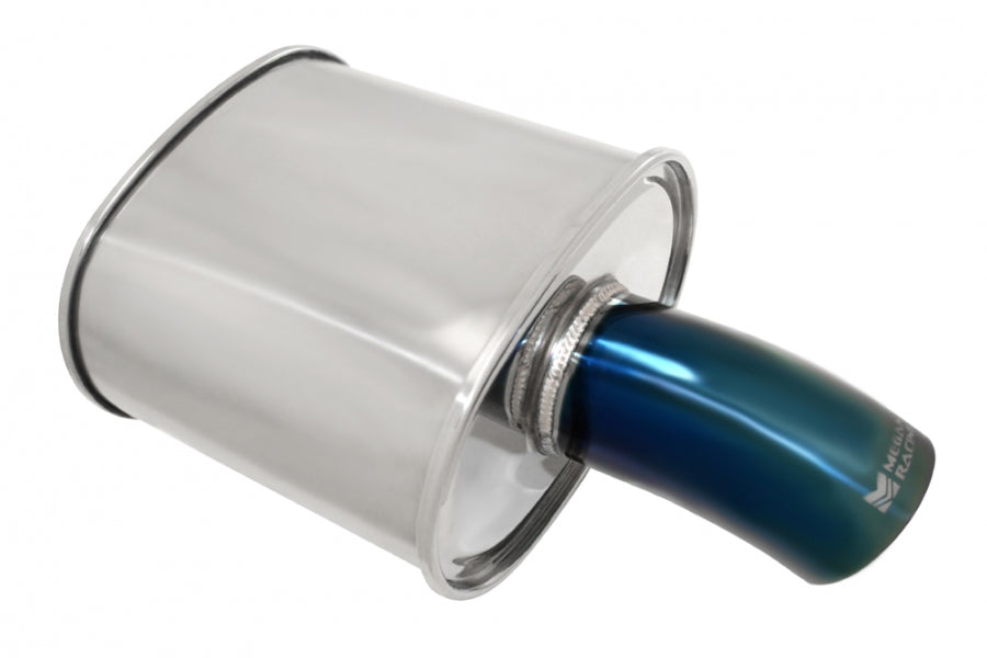 Megan Racing Universal Exhaust M-FG SINGLE Curved Muffler - MR-MU-MFG