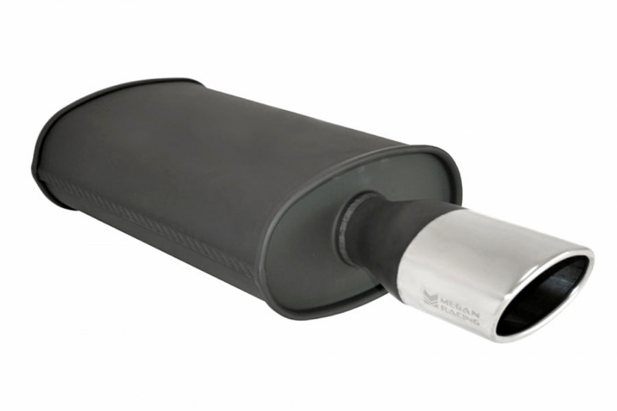 Megan Racing Universal Exhaust O ST Muffler (Single Oval Tip) - MR-MU-OST