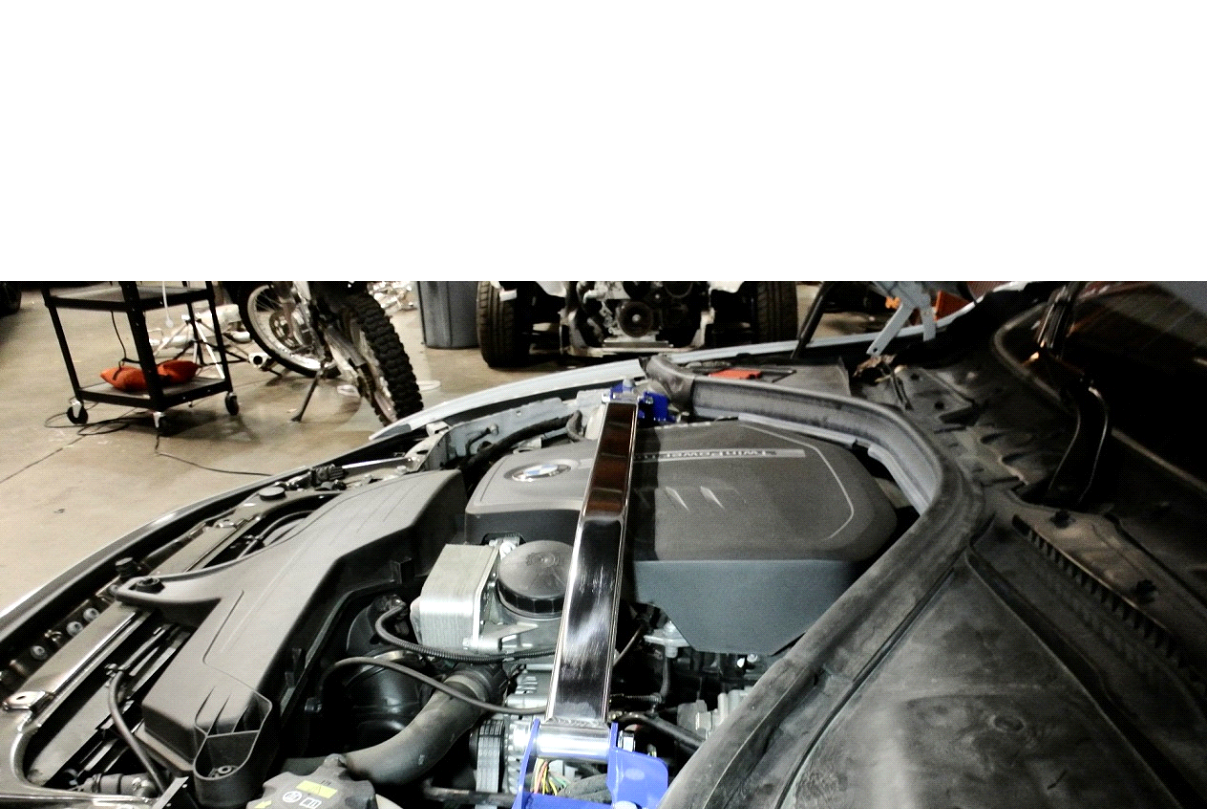 Megan Racing Strut Tower Bar for BMW 3 Series F30/F31 2012-2018 Aluminum 5-Bolt MR-SB-BF30FU-1P
