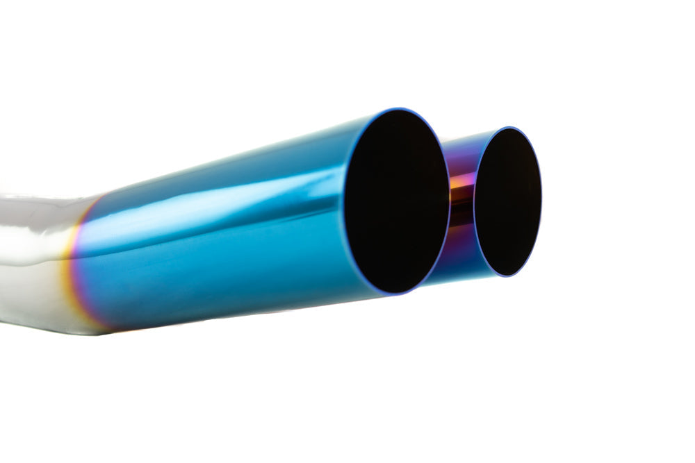 Megan Racing Universal 3" VIP Exhaust Tip Blue Burnt - 600mm Length