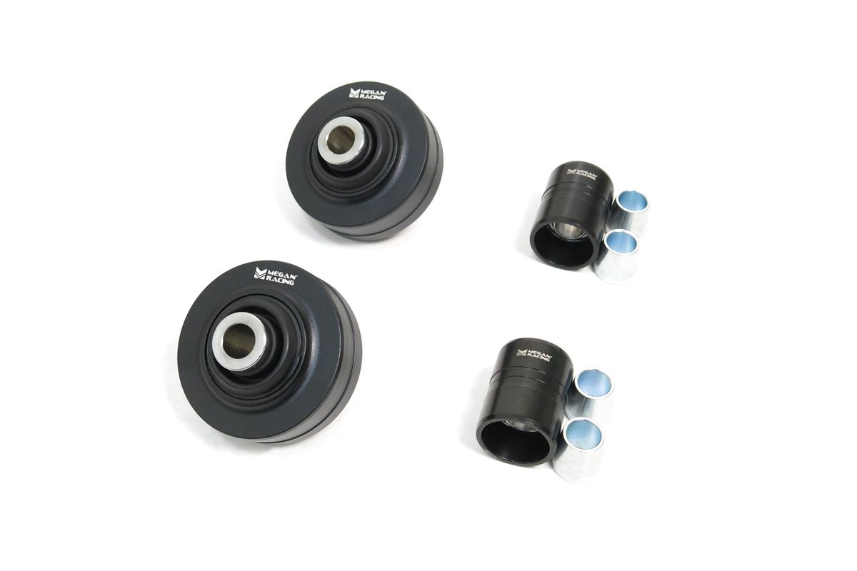 Megan Racing Front Lower Control Arm Bushing Kit for 2001-2008 Mitsubishi Lancer Evolution Spherical Bushings Weather Resistant - MRS-MT-0678