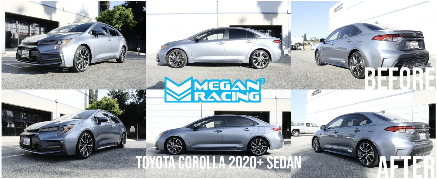 Megan Racing Lowering Springs for Toyota Corolla 2020+ - SAE 9254 Cold Wound Steel