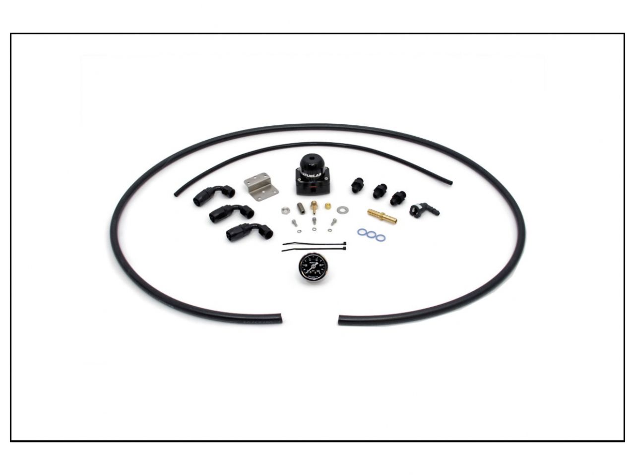 AMS 2008+ Subaru STI Fuel Pressure Regulator Kit BLACK