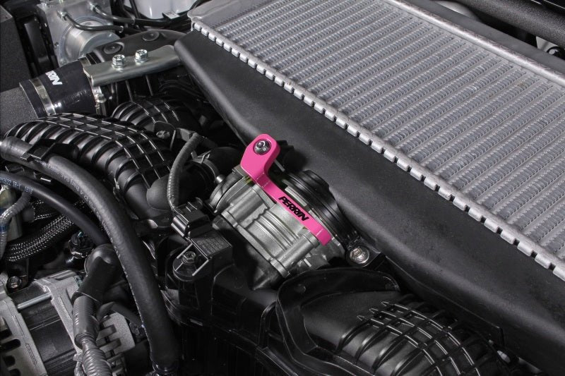 Perrin [22-26 WRX] Top Mount Intercooler Bracket - Hyper Pink | PSP-ITR-331HP