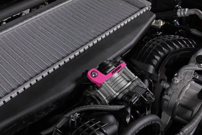 Perrin [22-26 WRX] Top Mount Intercooler Bracket - Hyper Pink | PSP-ITR-331HP