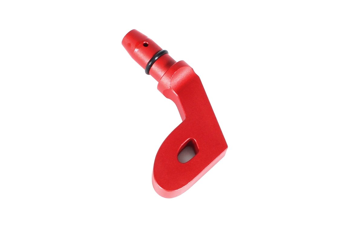 Perrin Aluminum [15-26 WRX] "P" Style Dip Stick Handle Red Finish FA20 / FA24