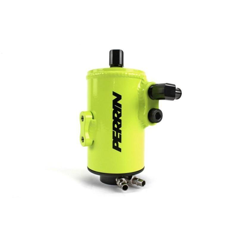 Perrin [02-14 WRX, 04-21 STI, 05-09 LGT] Air Oil Separator Neon Yellow w/ FMIC