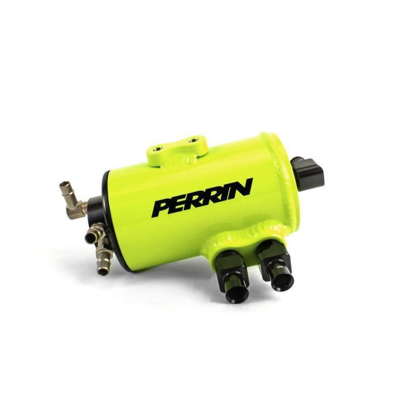 Perrin [02-07 WRX, 04-07 STI] Air Oil Separator - Neon Yellow | PSP-ENG-605NY