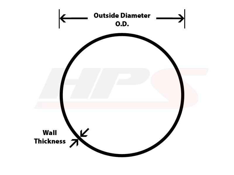 HPS Performance Products HPS 6061 T6 Aluminum Straight Pipe Tubing Seamless