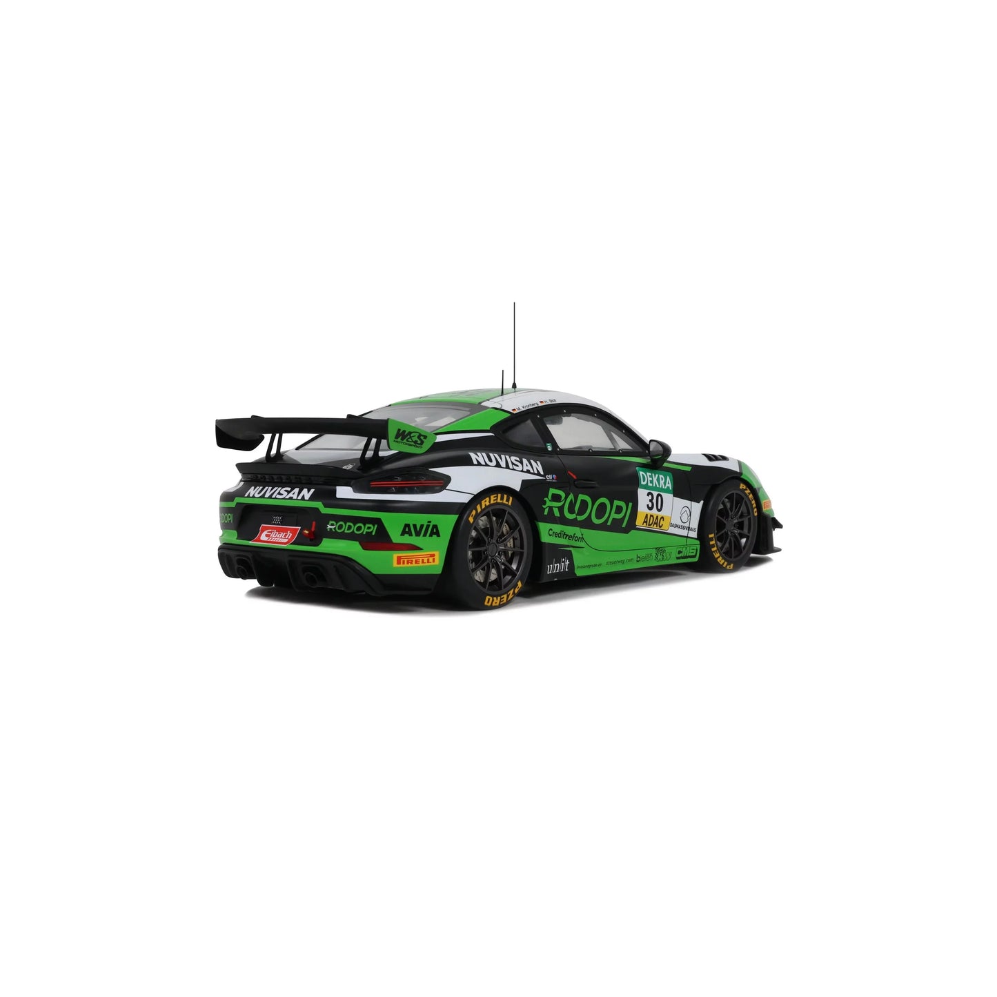 Otto 2023 Porsche 718 Cayman GT4 RS Clubsport #30 ADAC GT4 2023 Green 1:18