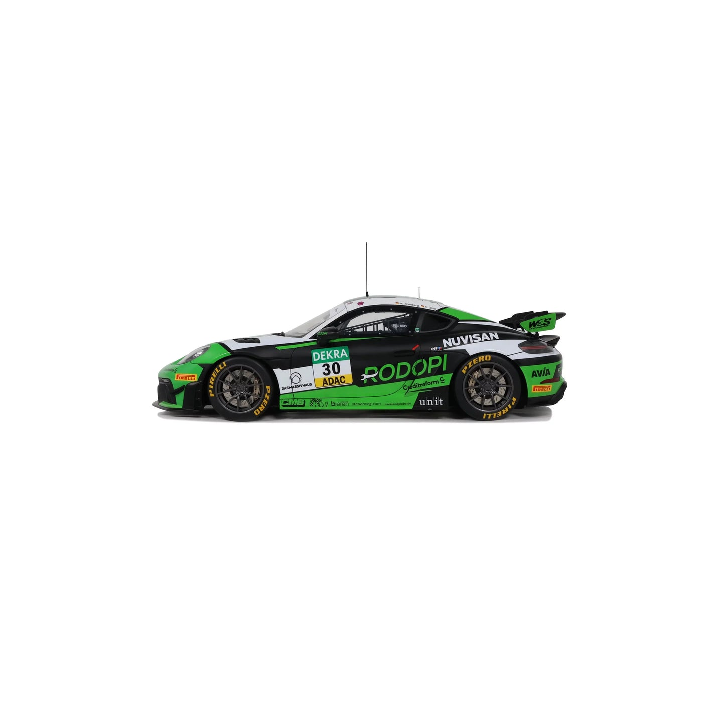 Otto 2023 Porsche 718 Cayman GT4 RS Clubsport #30 ADAC GT4 2023 Green 1:18