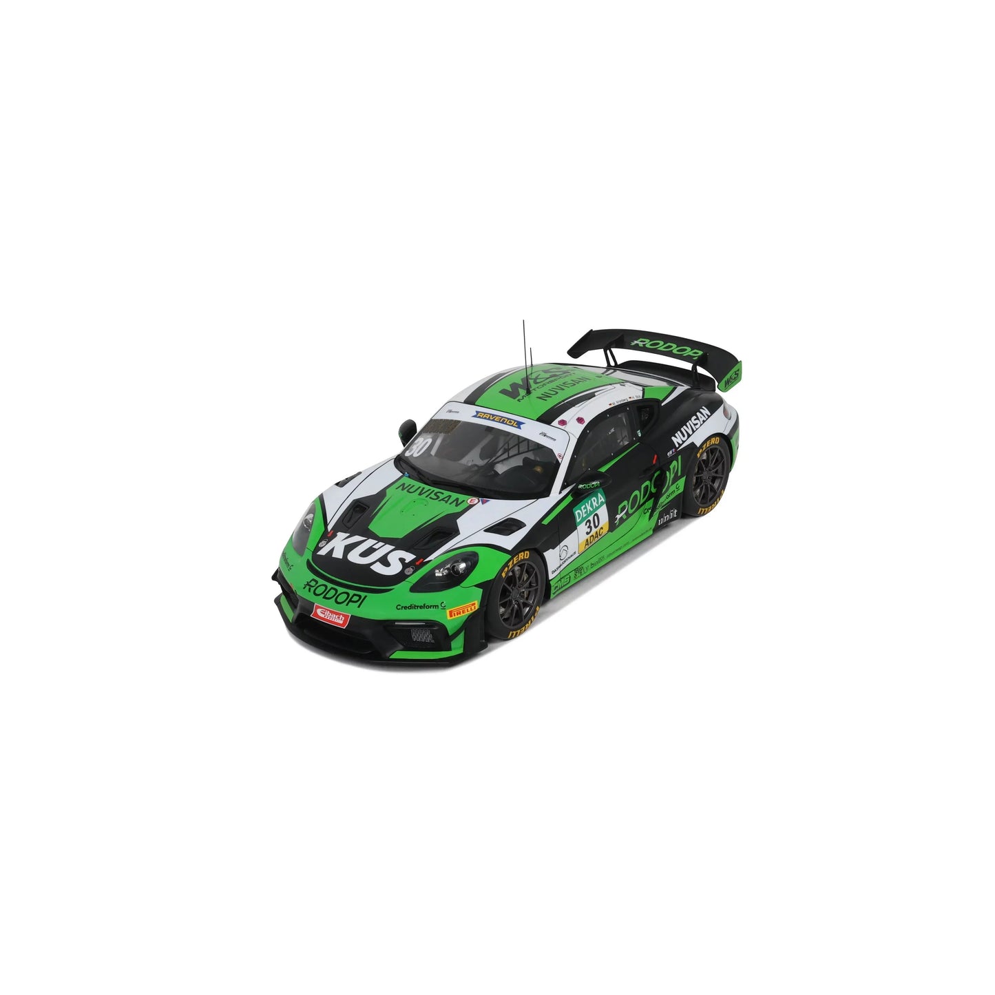 Otto 2023 Porsche 718 Cayman GT4 RS Clubsport #30 ADAC GT4 2023 Green 1:18