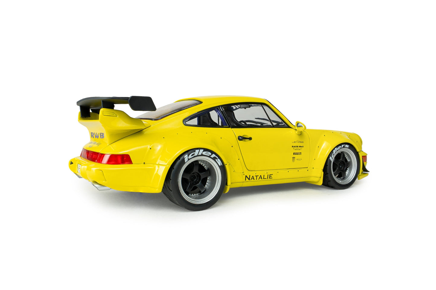 Solido 2023 Porsche 911 RWB 964 "Natalie" Yellow 1:18