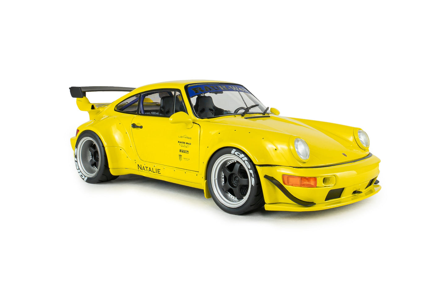 Solido 2023 Porsche 911 RWB 964 "Natalie" Yellow 1:18