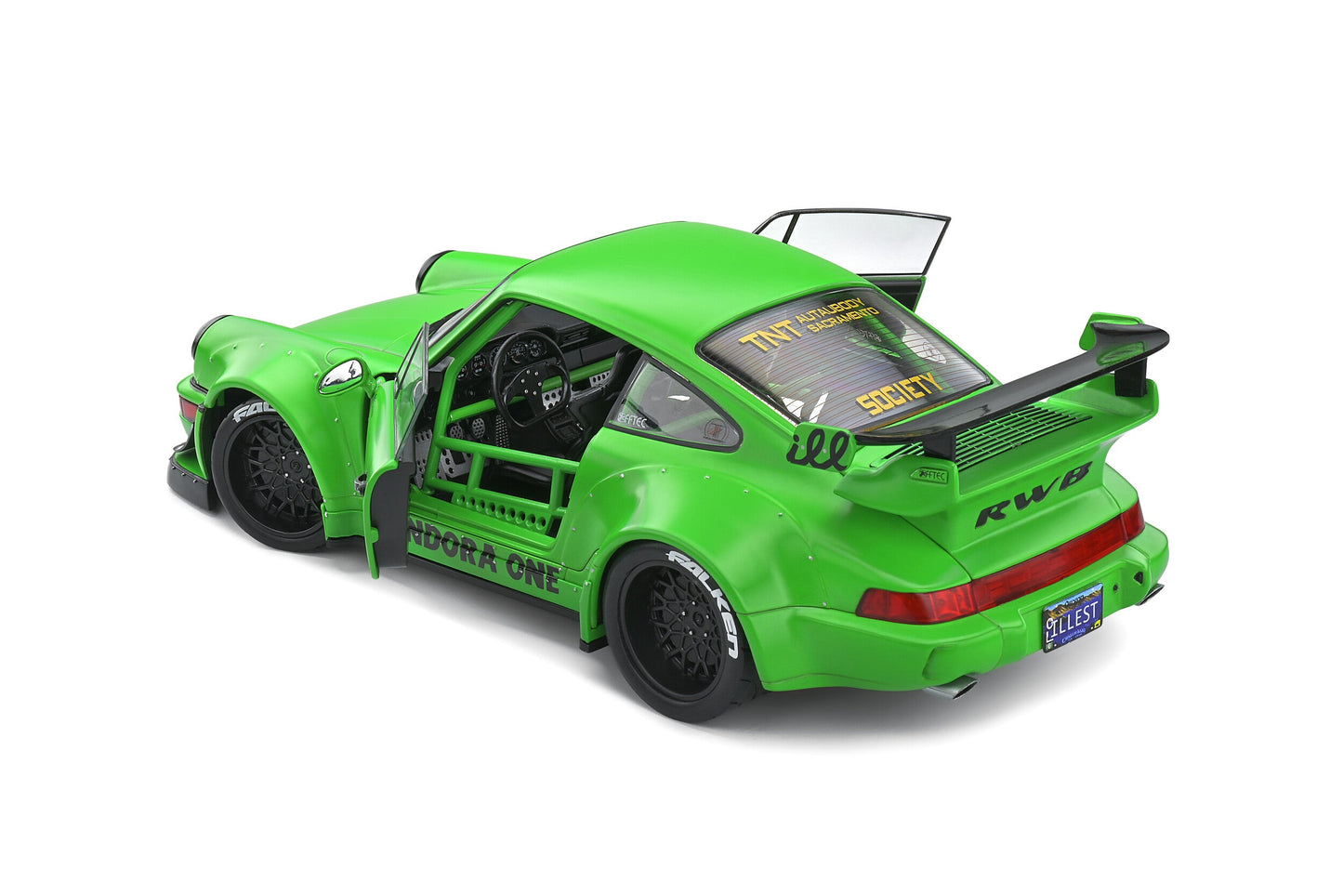 Solido 2011 Porsche RWB 964 Pandora One Green 1:18 *Defect*