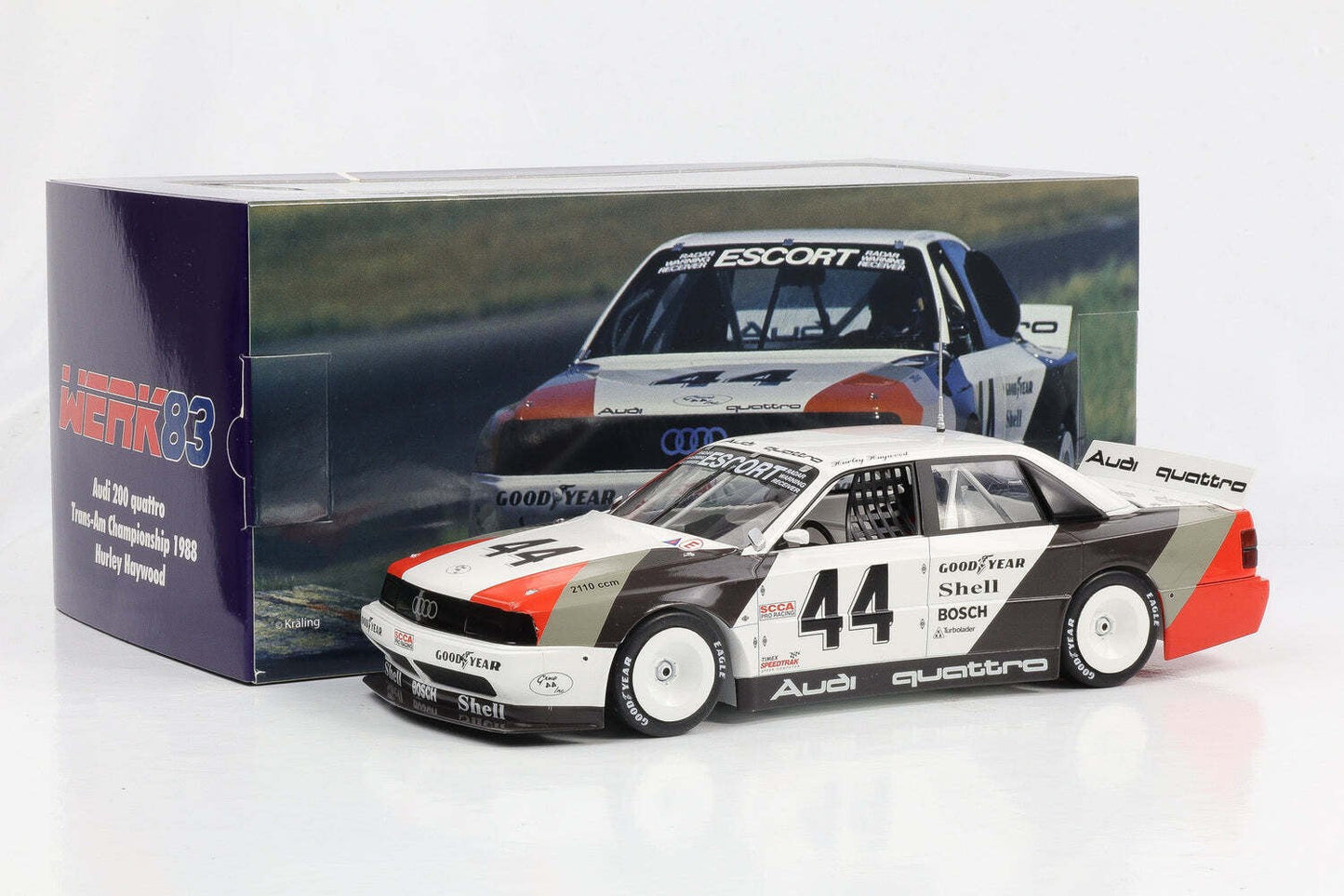 Werk83 Audi 200 Quattro Team Audisport #4 Haywood Dallas Trans-Am 1988 1:18
