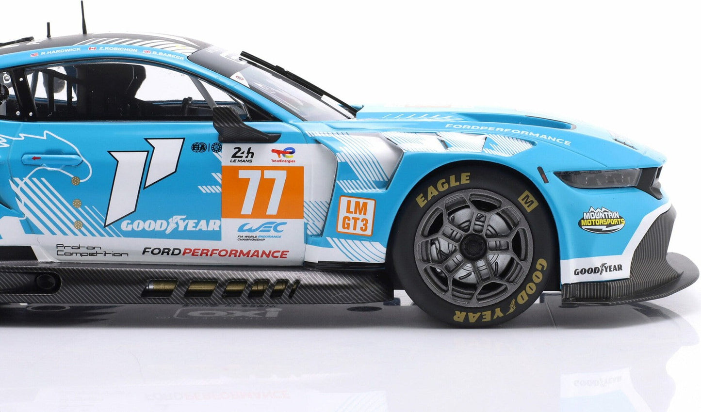 Ixo Ford Mustang GT3 Coyote #77 Team Proton Competition 24hr Le Mans 2024 1:18
