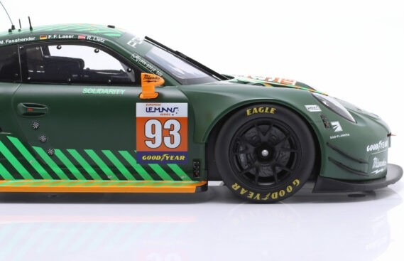 Ixo Porsche 911 991.2 GT3 RSR 4.0L Team Proton Competition ELMS #93 Le Mans 2020 1:12