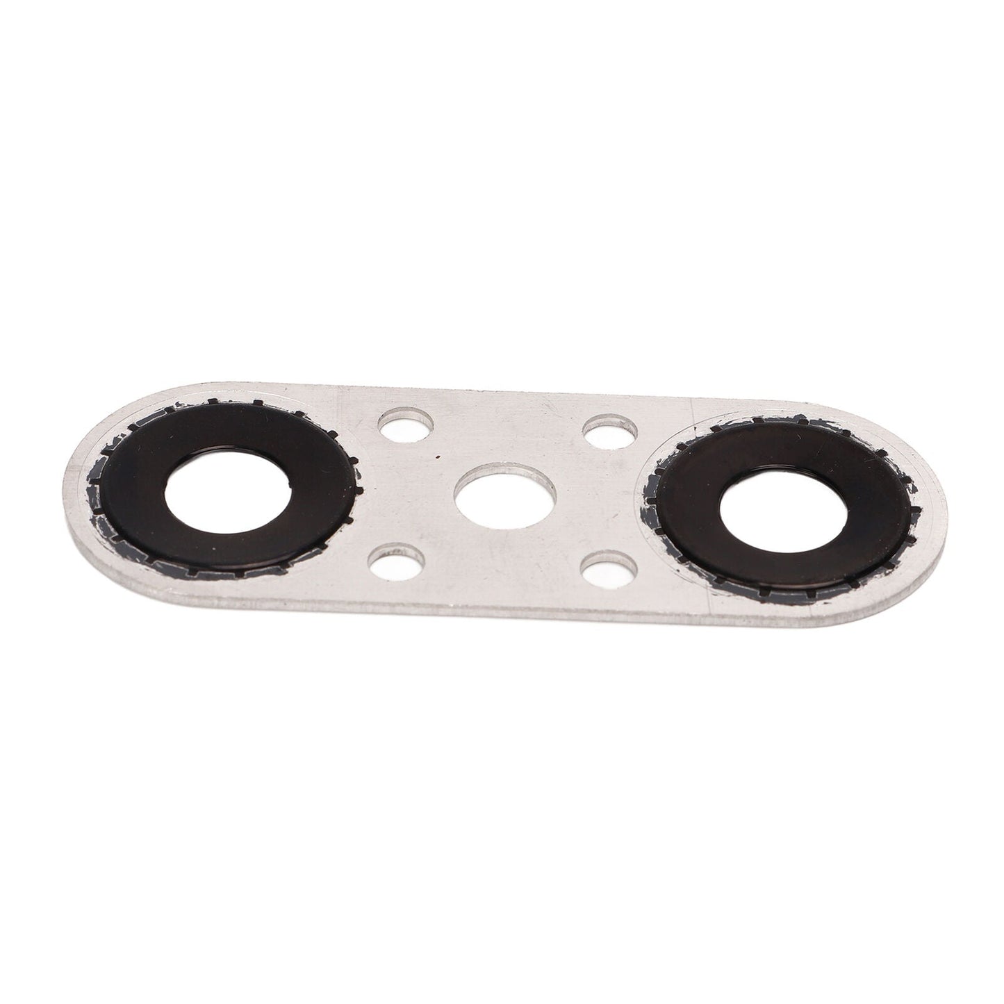 Transmission Cooler Line Adapter Plate with Gasket and 6AN Fittings Compatible with 6L80E 6L90E 8L90E Oil Seal Line Connector for Braided Hose Set