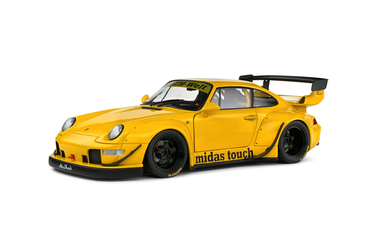 Solido 2023 Porsche 911 993 RWB Bodykit "Midas Touch" Yellow 1:18