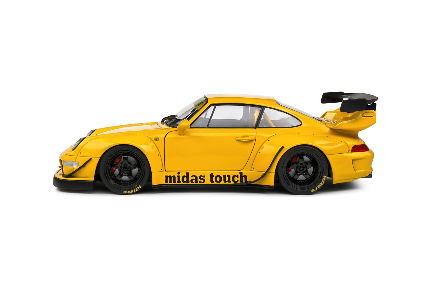 Solido 2023 Porsche 911 993 RWB Bodykit "Midas Touch" Yellow 1:18