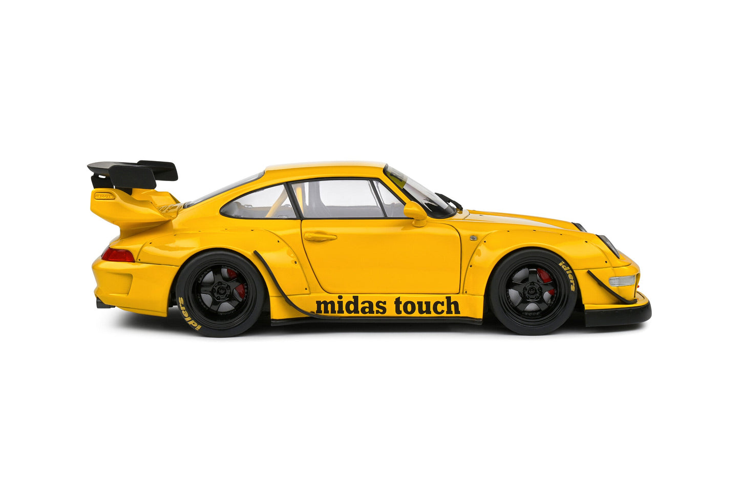 Solido 2023 Porsche 911 993 RWB Bodykit "Midas Touch" Yellow 1:18
